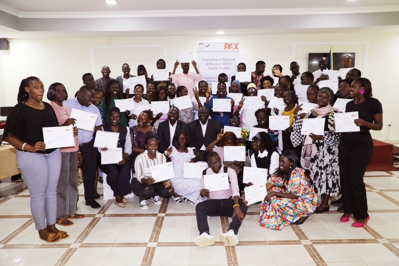 The second cohort of female led CSOs graduated with skills on Judicial Reforms, Lobby and Advocacy in Juba