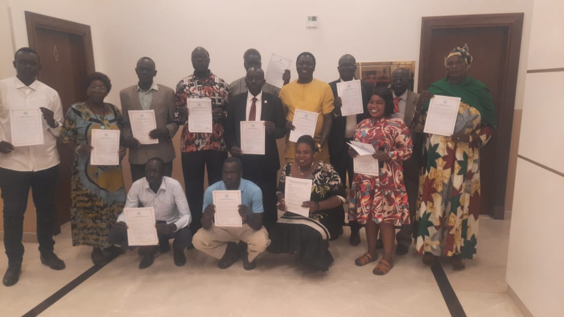 South Sudan law makers Sign Declaration of Peace and Cessation of War