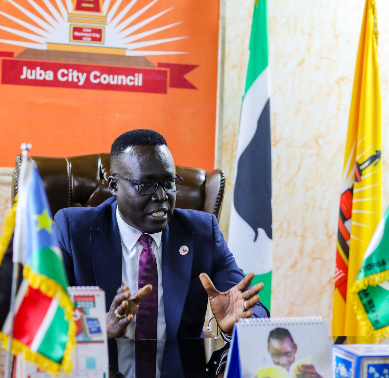 Juba city council orders removal of abandoned vehicle along the street