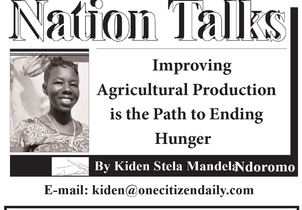 Improving Agricultural Production is the Path to Ending Hunger