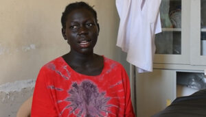 Jenifer Khemisa, during an exclusive interview with No. 1 Citizen Daily English Newspaper at Torit Teaching Hospital /photo by: Lodu William Odiya