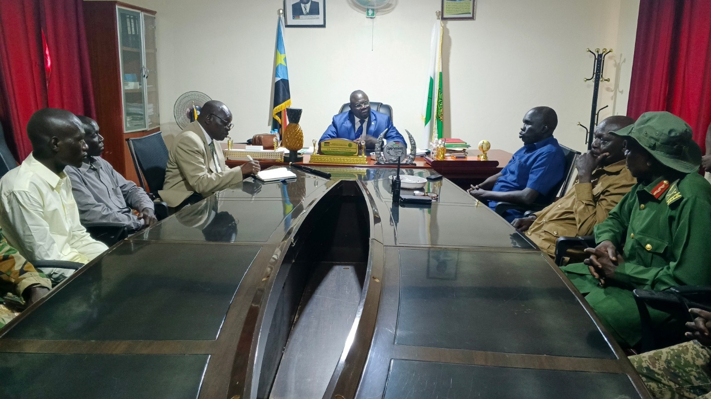 SPLA-IO officers meet WES Governor, urges swift in integration into SSPDF