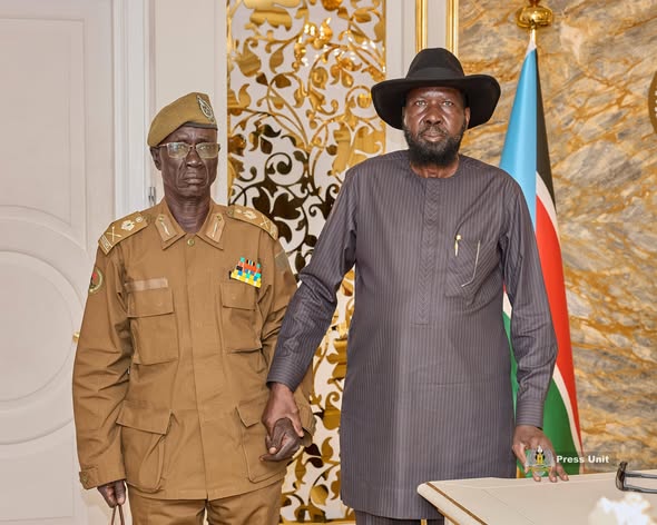 Presidents meets veteran Deng Garang, appreciates his sacrifice