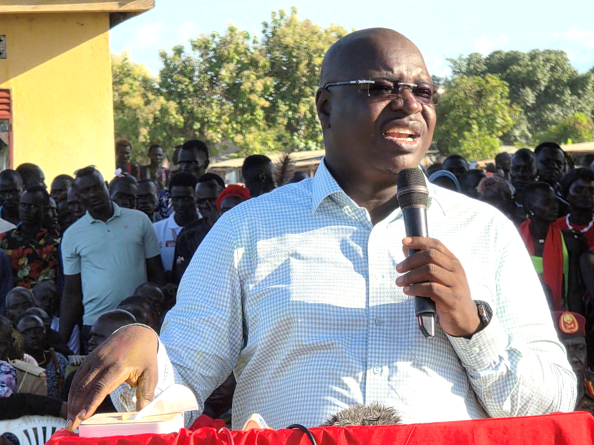 Governor Adil calls for peace, and unity during Terekeka rally