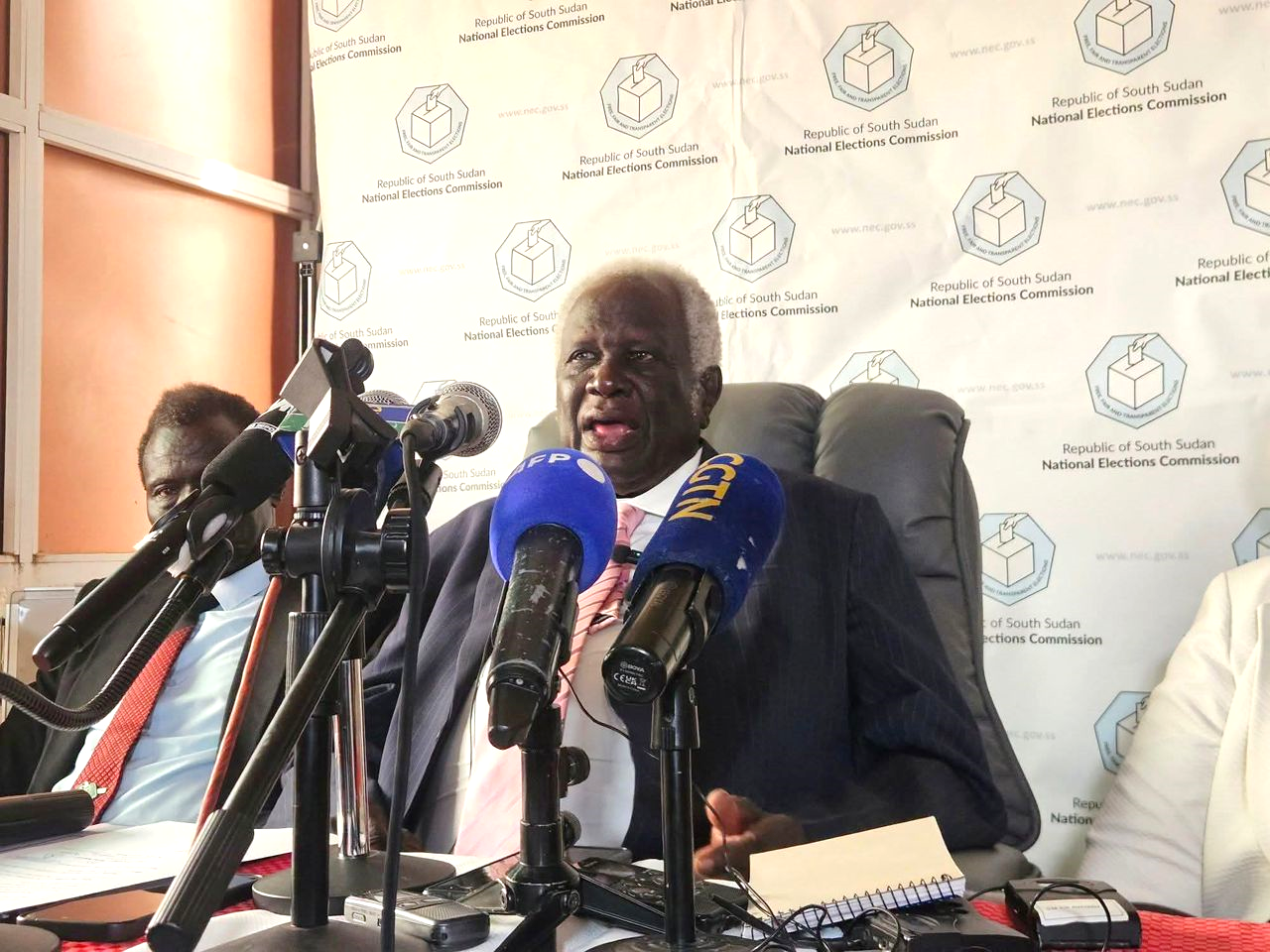 NEC declares 22 December 2026 as South Sudan’s election date