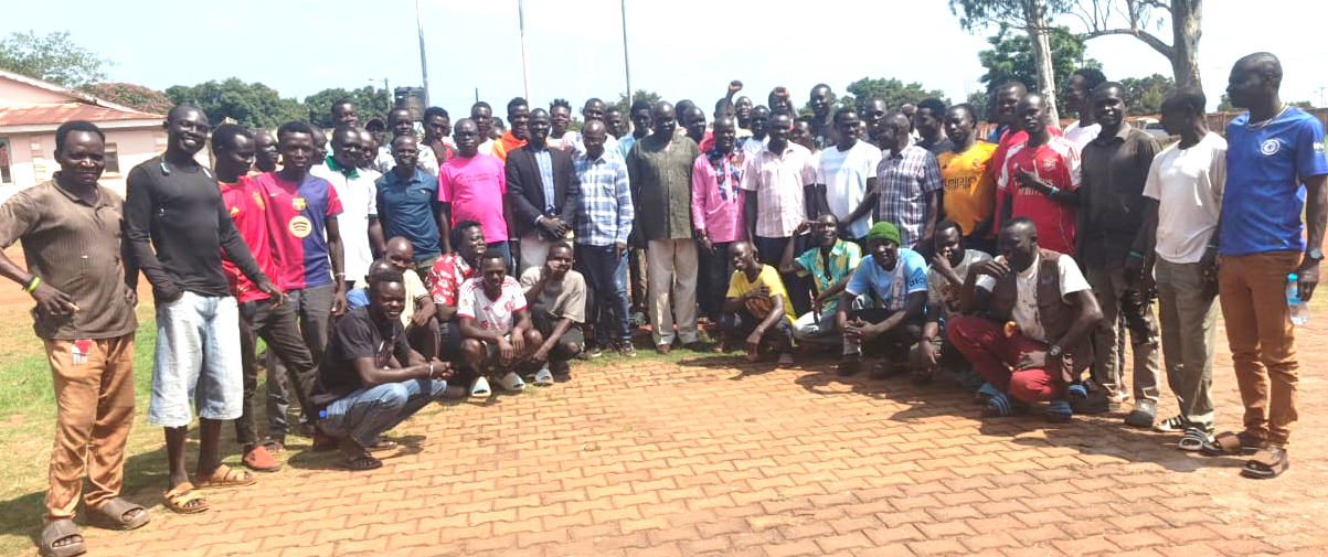 Yei County Commissioner calls for road safety as he meets boda boda riders